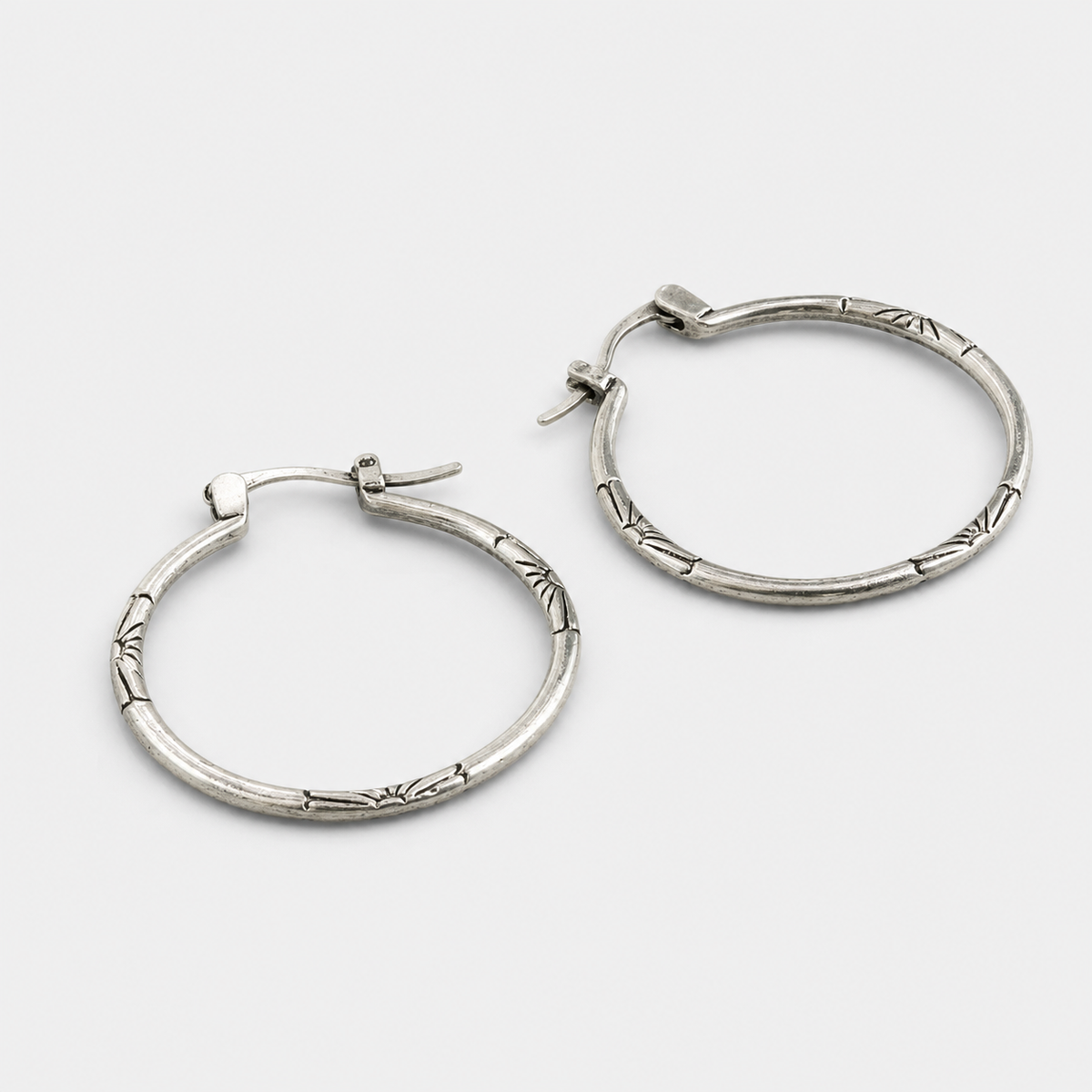 Timeless Silver Hoop Earrings