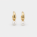 Small Gold Pearl Earrings