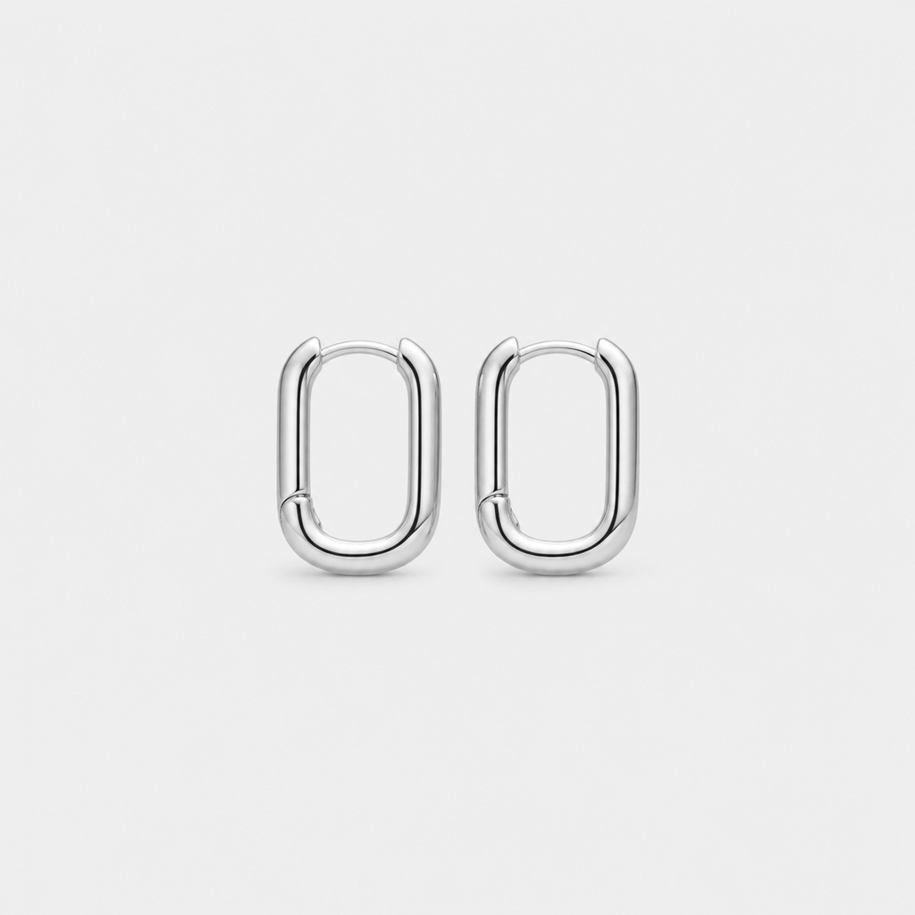 Elegant Geometric Hoop Earrings