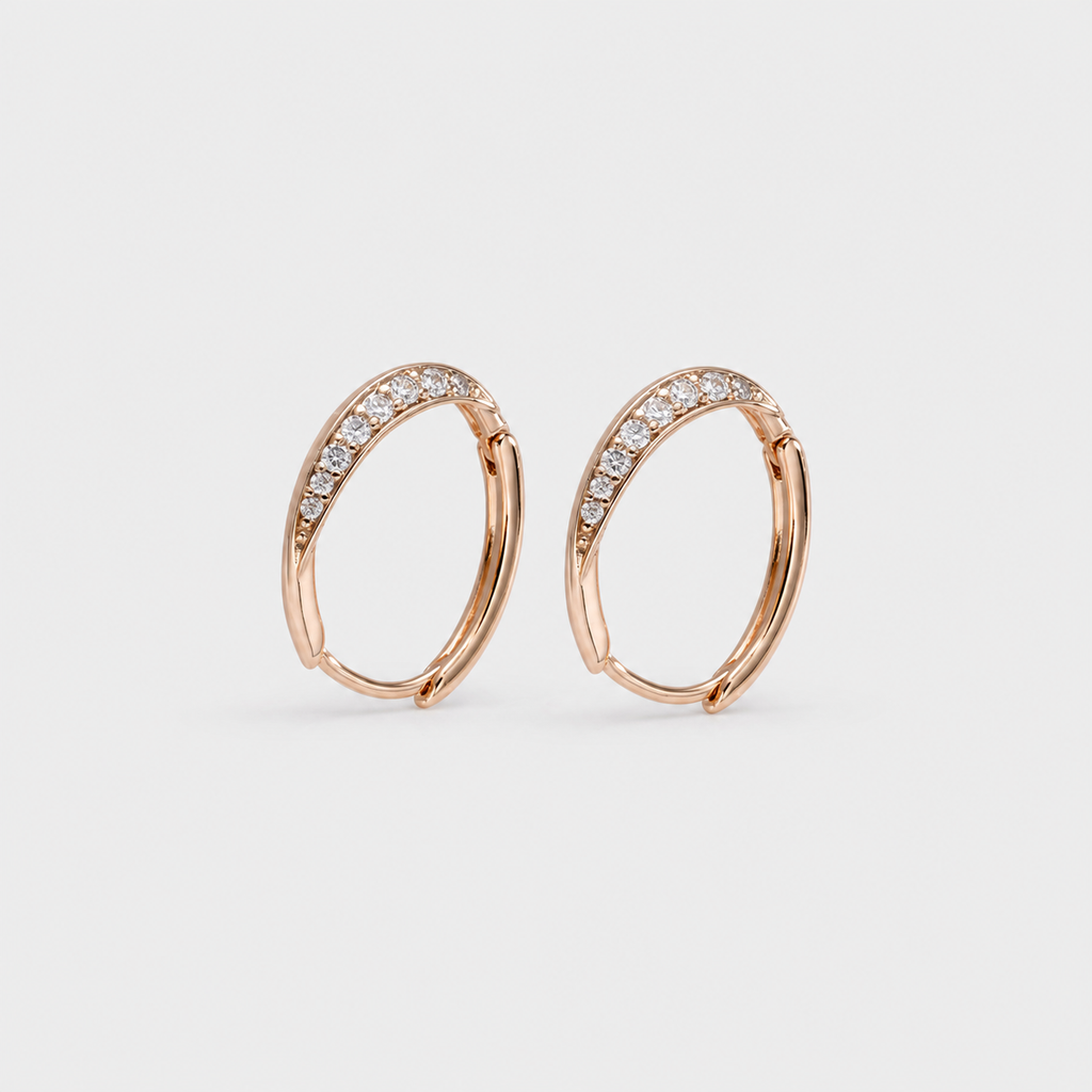 Chic Golden Hoop Earrings