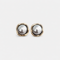 Sophisticated Black Pearl Earrings