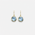 Chic Blue Crystal Earrings