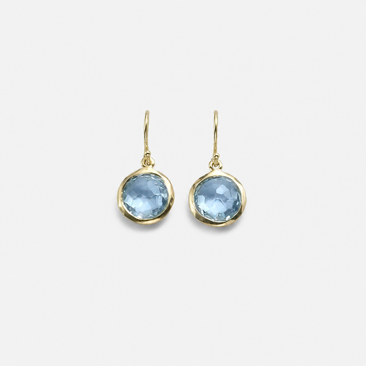 Chic Blue Crystal Earrings