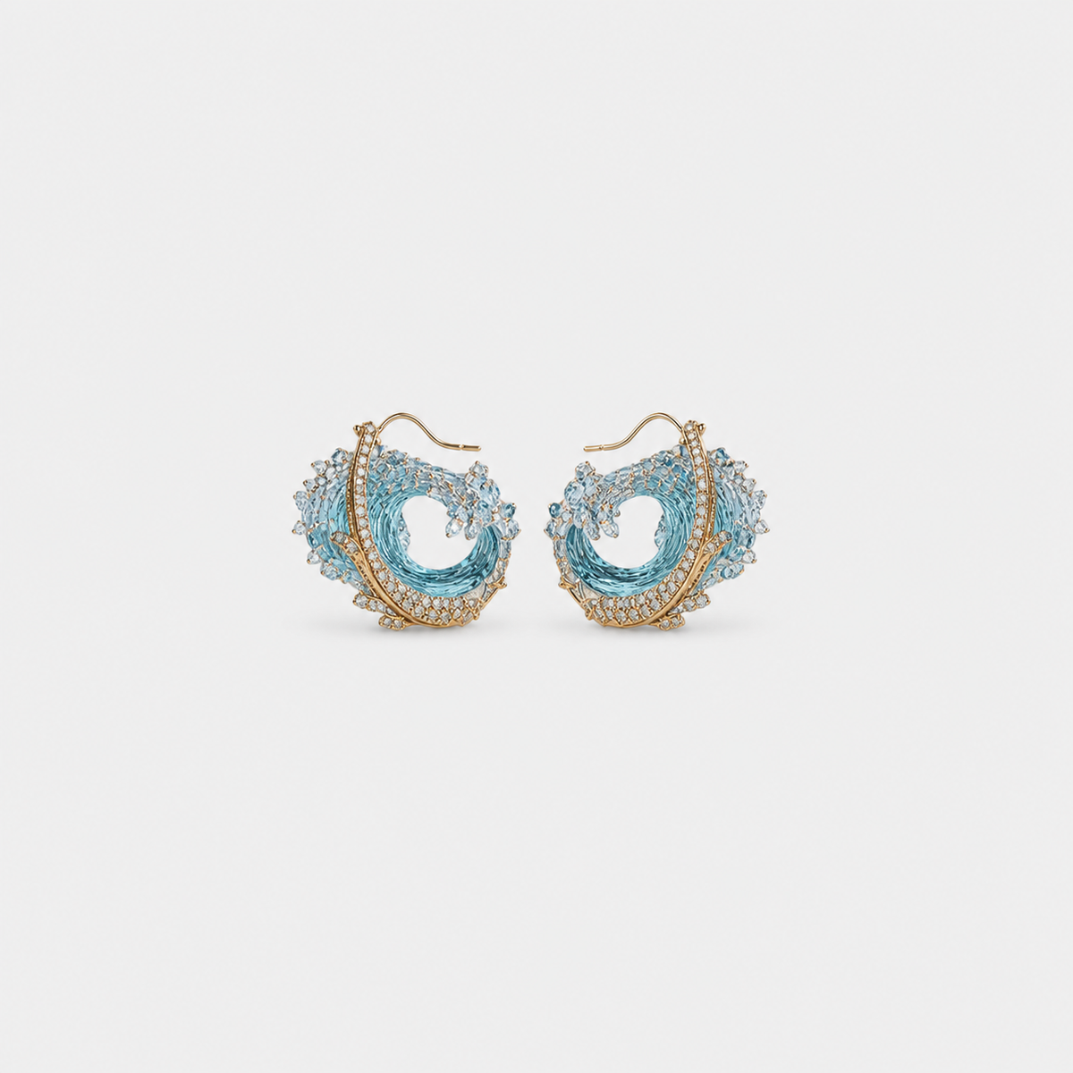 Earrings with the Spirit of the Ocean