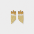 Vintage Golden Curtain Earrings