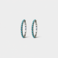 Vintage Turquoise Circular Earrings