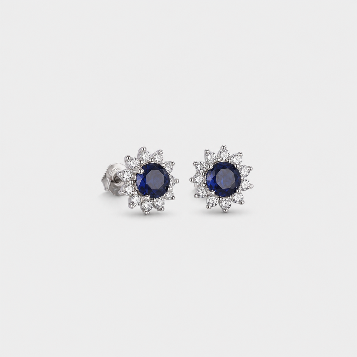 Sapphire Celestial Bloom Earrings