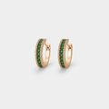 Elegant Emerald Glow Earrings