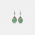 Willow Teardrop Emerald Earrings