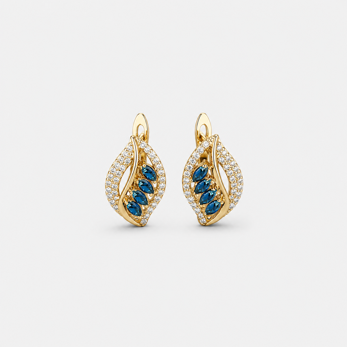Isola Caelurelle Gold Earrings