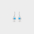 Eclipse Heart Drop Earrings