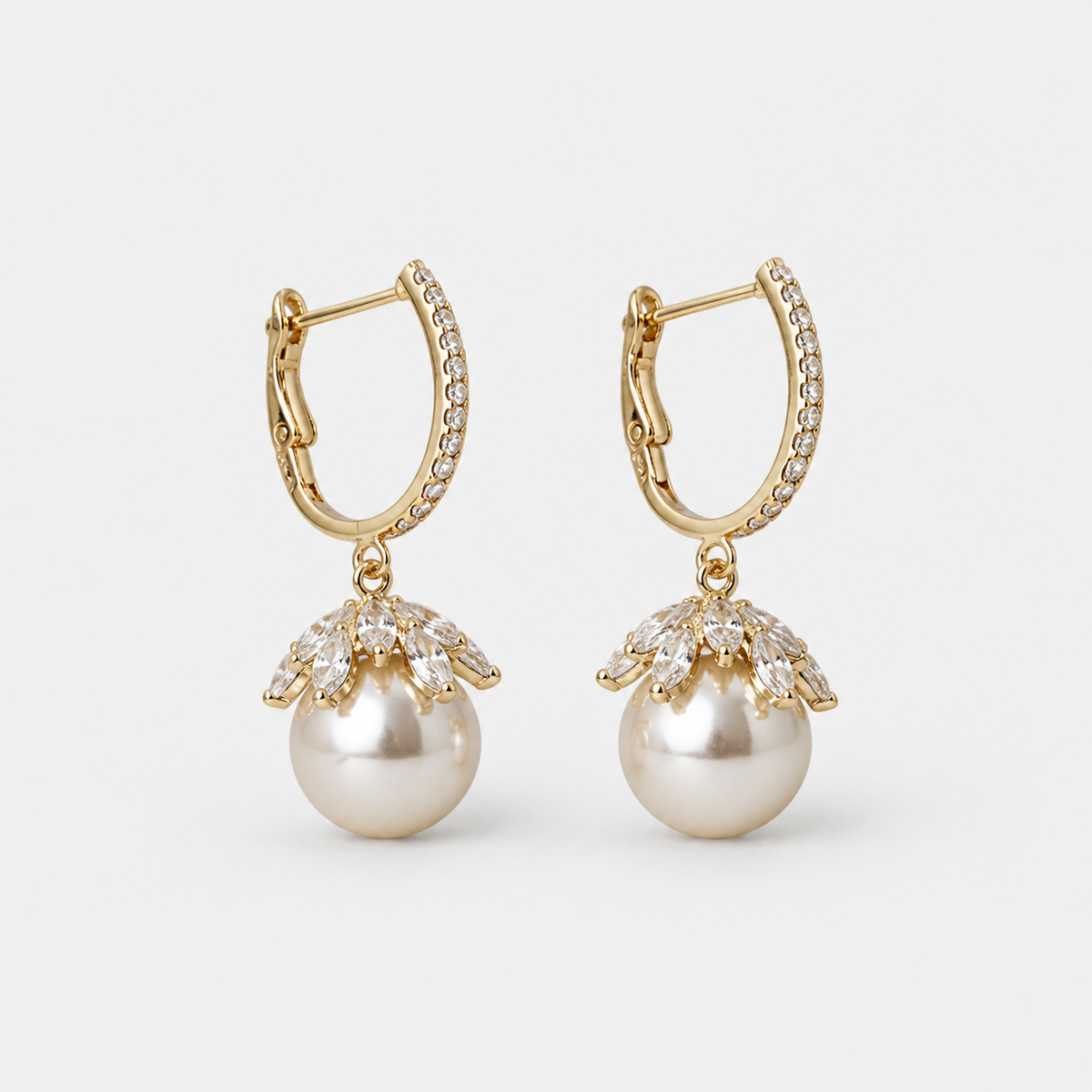 Elegant Malia Pearl Earrings