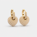 Pearl of Love Gold Earrings