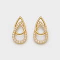 Lin Teardrop Link Earrings