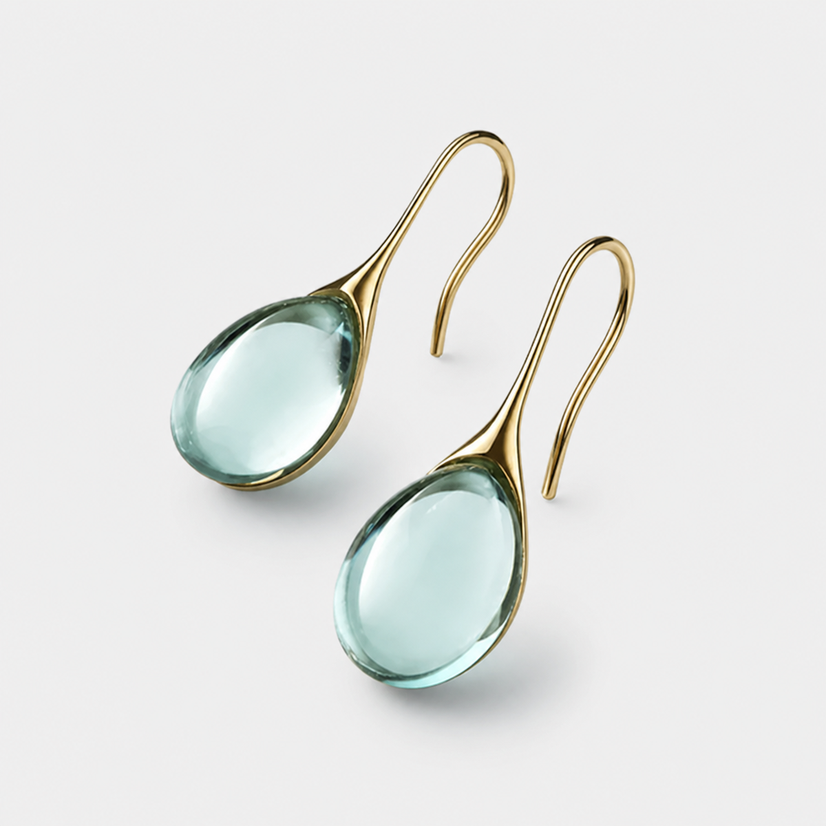 Minimalist Crystal Drop Earrings