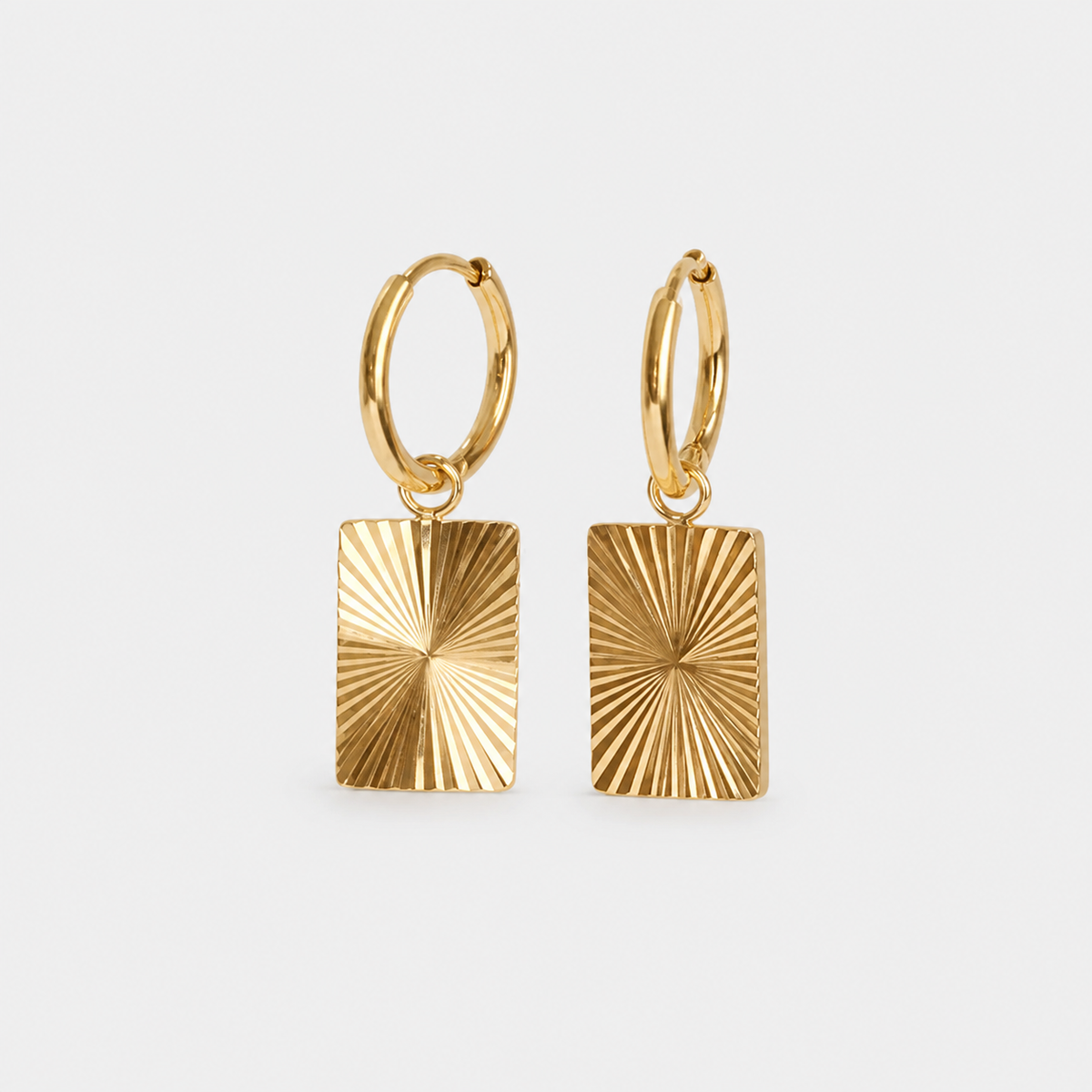 Everyday Rectangle Sunrise Hoops