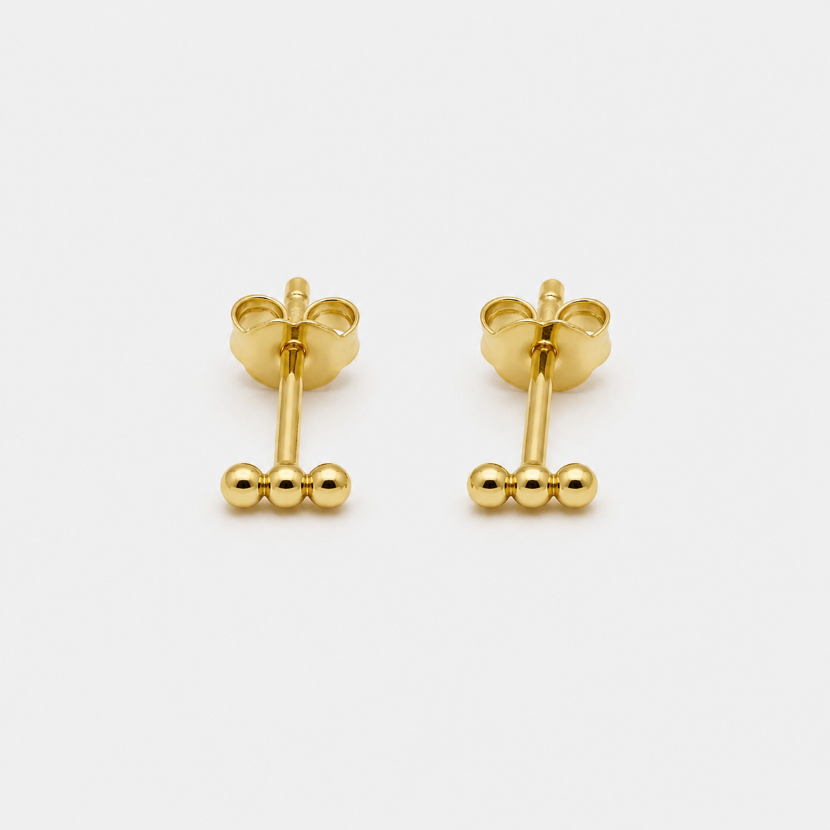 Minimal 3 Dot Studs Earrings