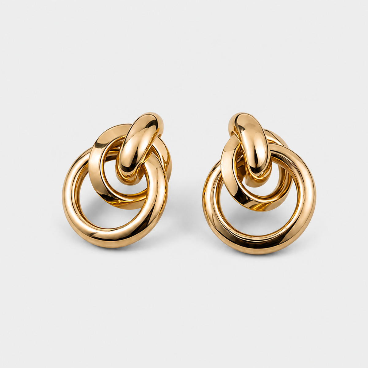 Elegant Gold Hoop Earrings