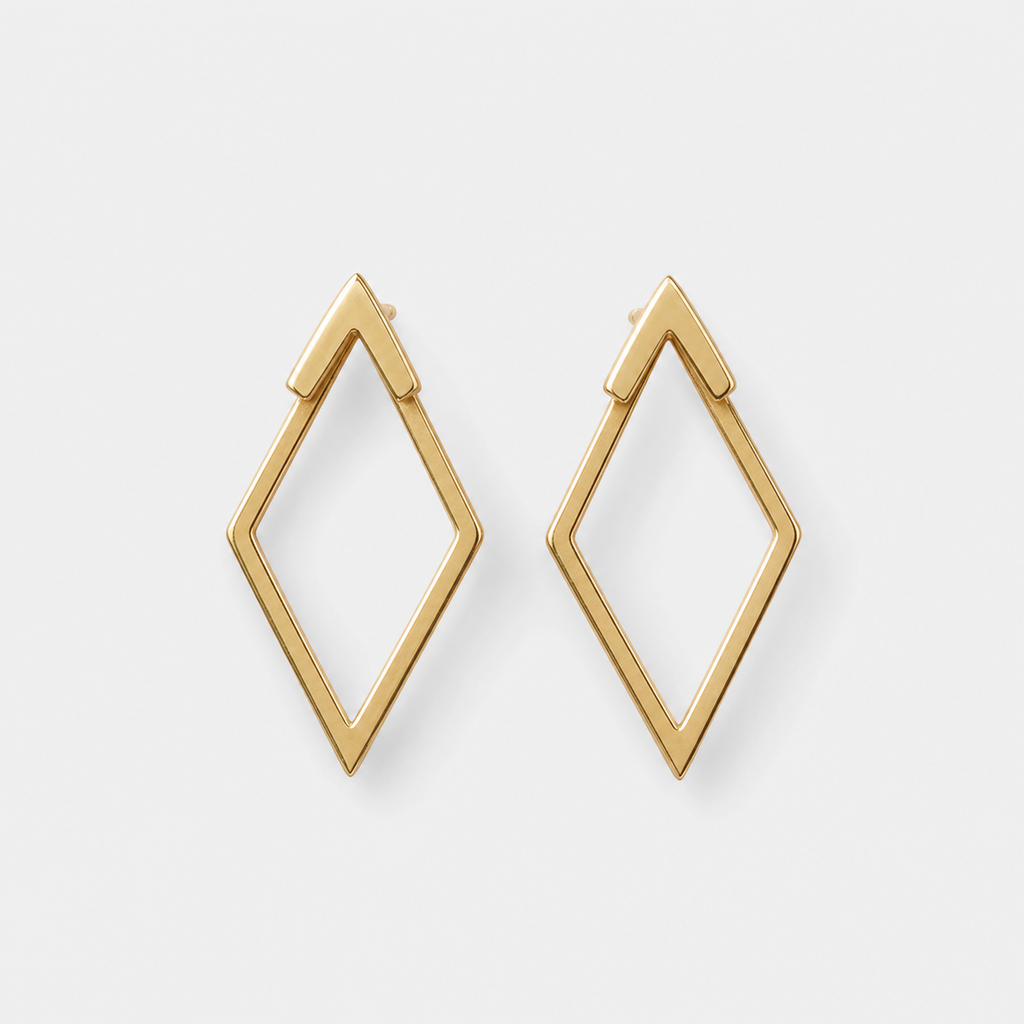 Bohemian Geometric Stud Earrings