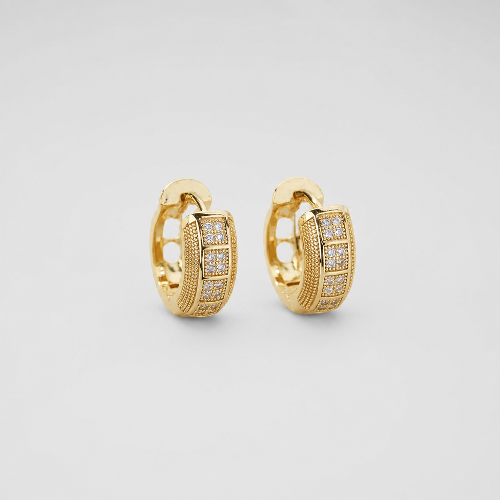 Timeless Cubic Zirconia Hoop Earrings