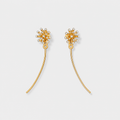 Wish Dandelion Gold Earrings