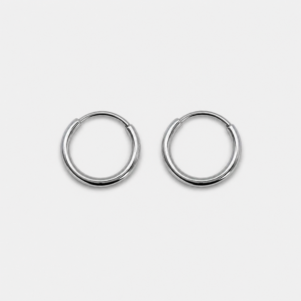 Everyday Silver Hoops