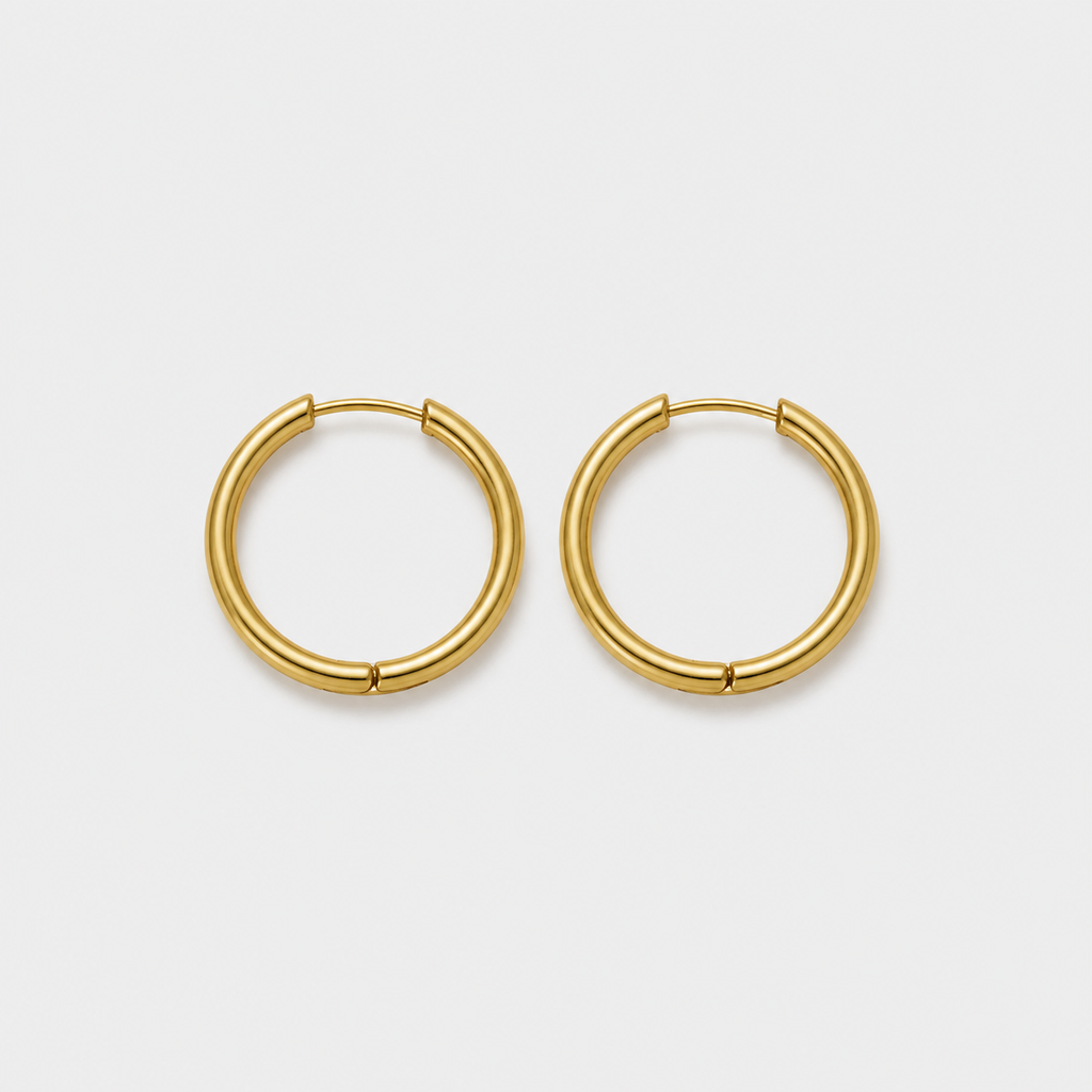 Set of 3 Pairs Everyday Hoops Gold or Silver