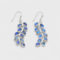 Moonstone Purple Elegant Earrings