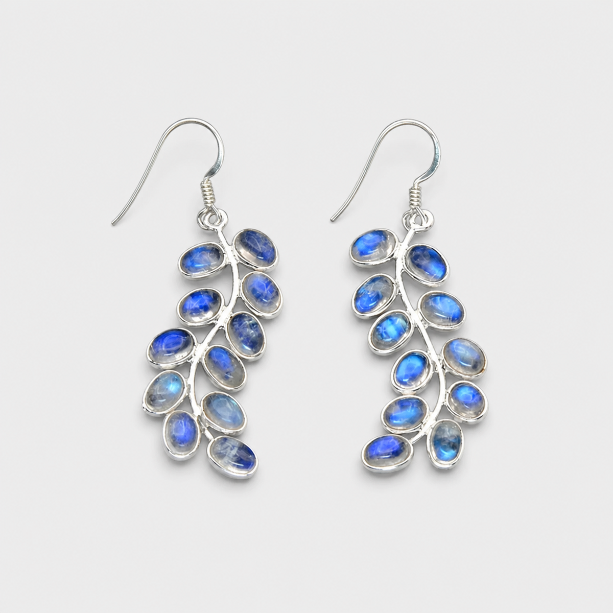 Moonstone Purple Elegant Earrings