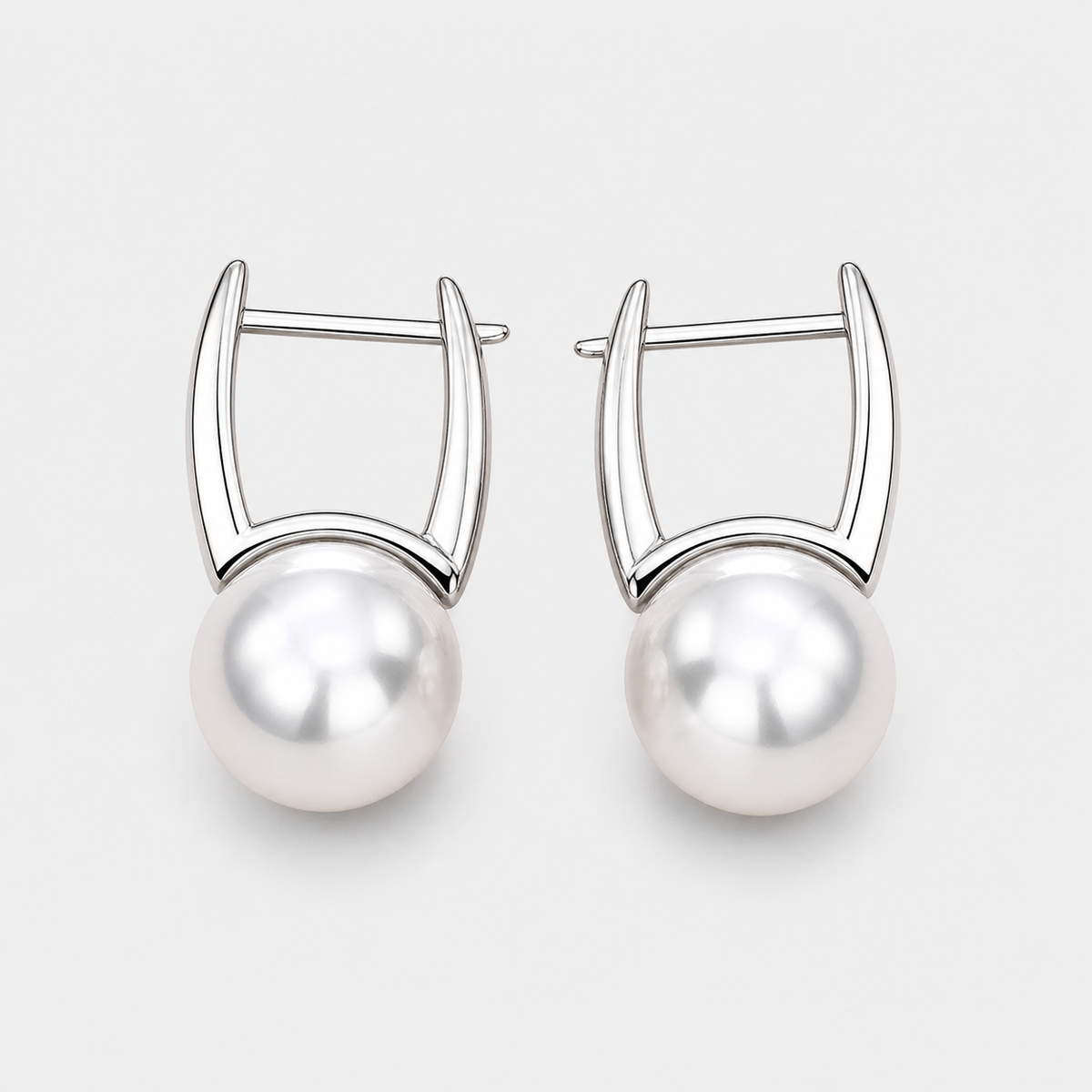 Vintage Golden Pearl Earrings