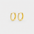 Elegant Huggie Gold Earrings