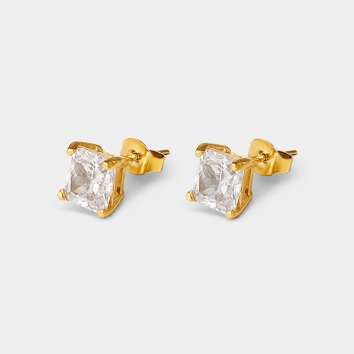 Ethereal Sparkling Gold Earrings
