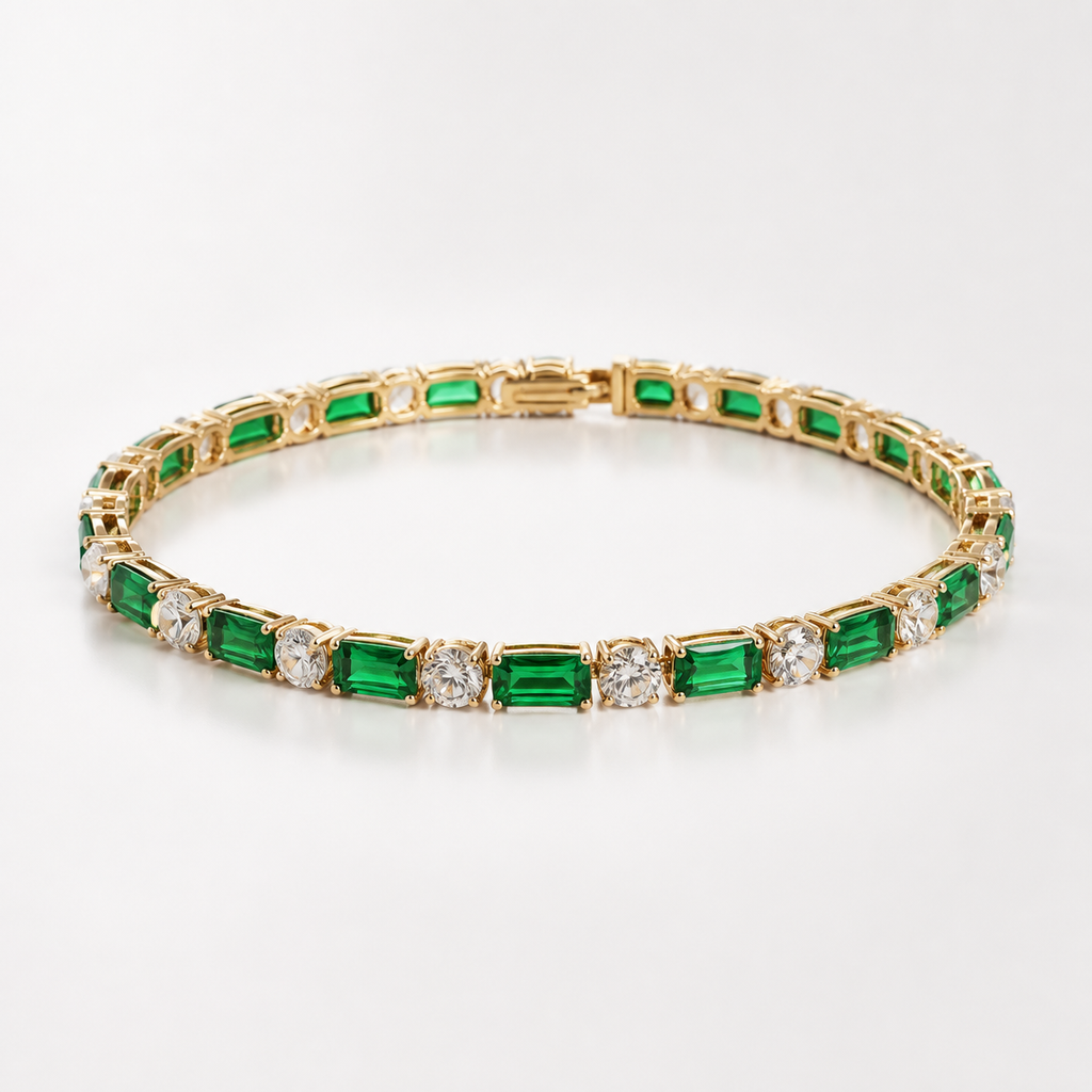 Emerald Crystal Radiance Bracelet
