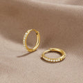 Eternity Hoop Earrings