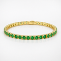Evergreen Luxe Tennis Bracelet