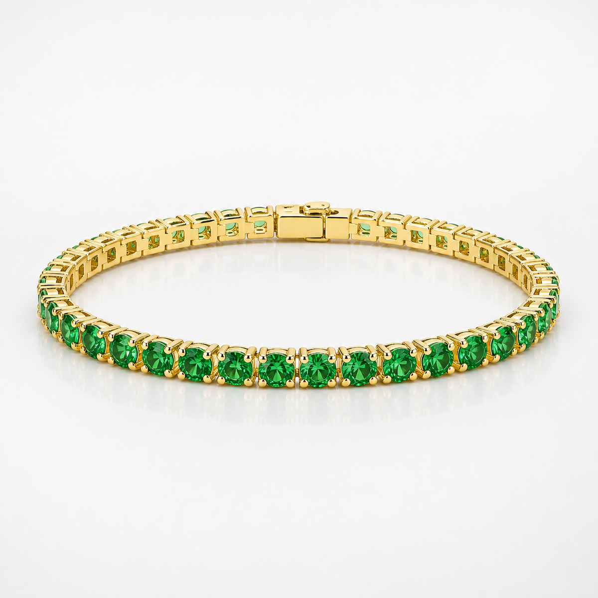Evergreen Luxe Tennis Bracelet