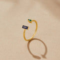 Gold Amore Crystal Ring