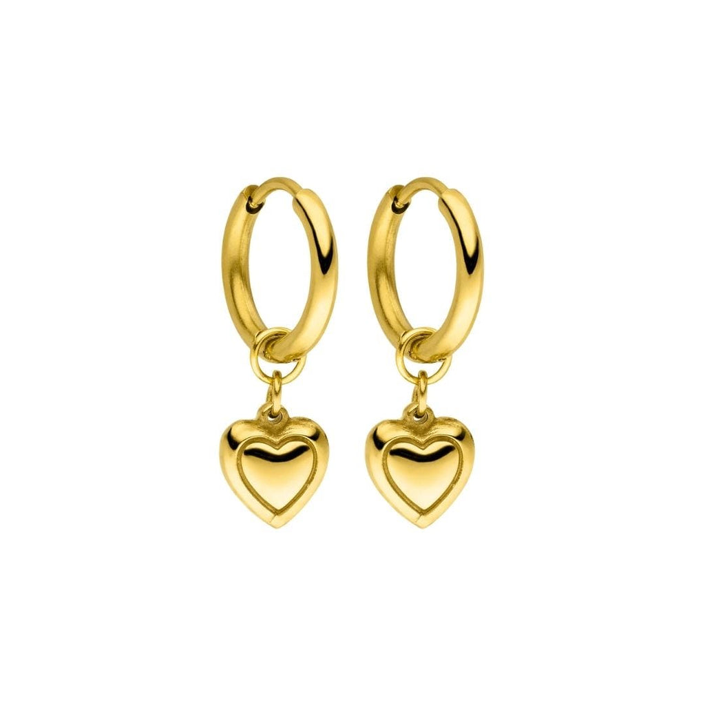 Elegant Heart Glow Earrings