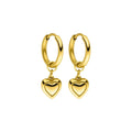 Elegant Heart Glow Earrings