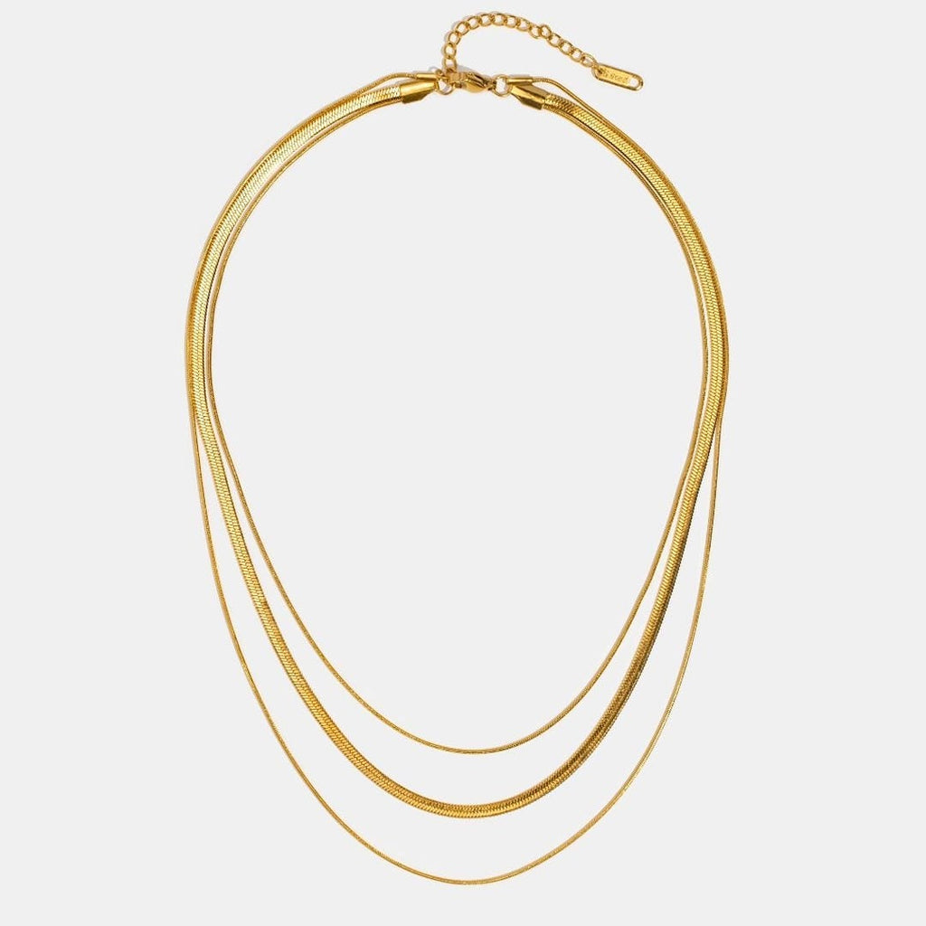 Gold Multi Layered Necklace
