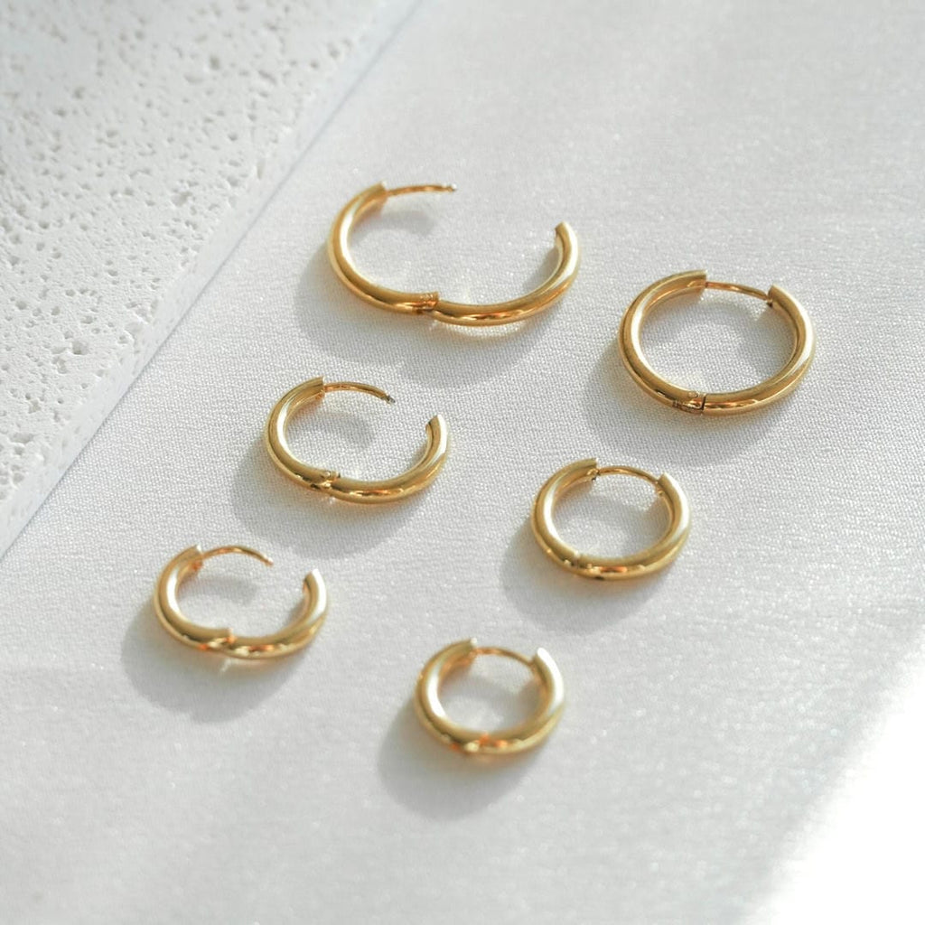 Endless Shine Triple Hoop Set