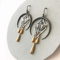 Vintage Moon Kissed Moth Dangles