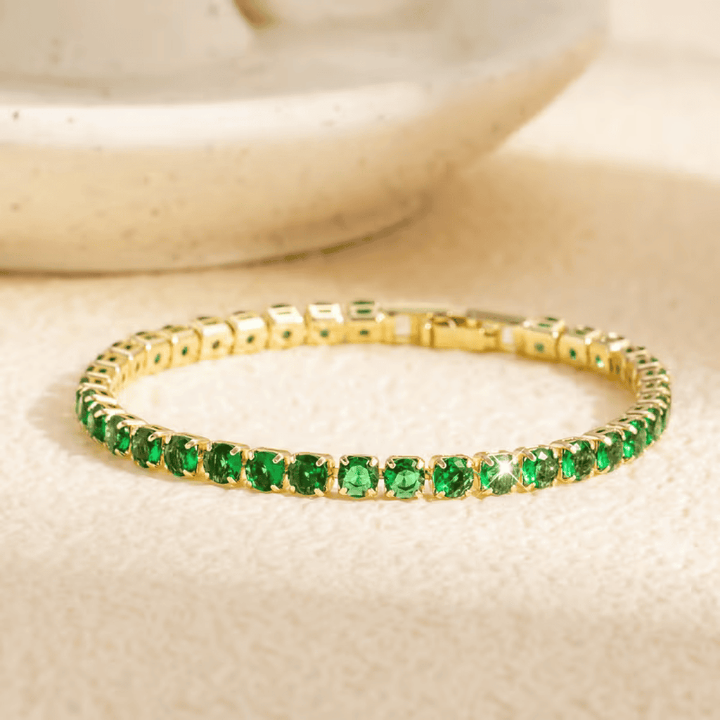 Evergreen Luxe Tennis Bracelet