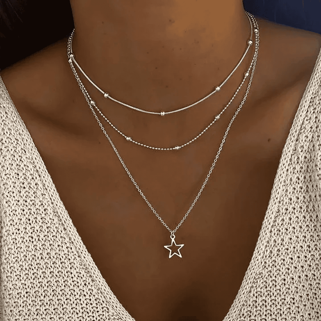 Timeless Star Pendant Necklace Set