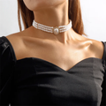 Exquisite Three Luminous Pearl Necklace