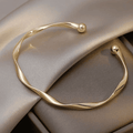 Elegant Gold Open Bracelet
