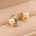 Exquisite Pearl and Gold Earrings