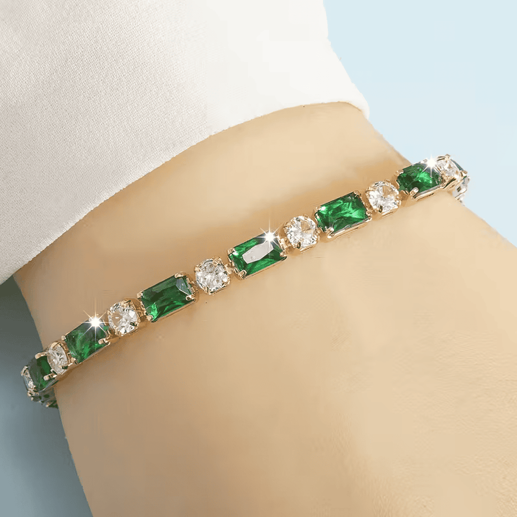 Emerald Crystal Radiance Bracelet
