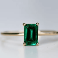 Elegant Muse Emerald Ring