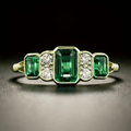 Vintage Heirloom Emerald Ring